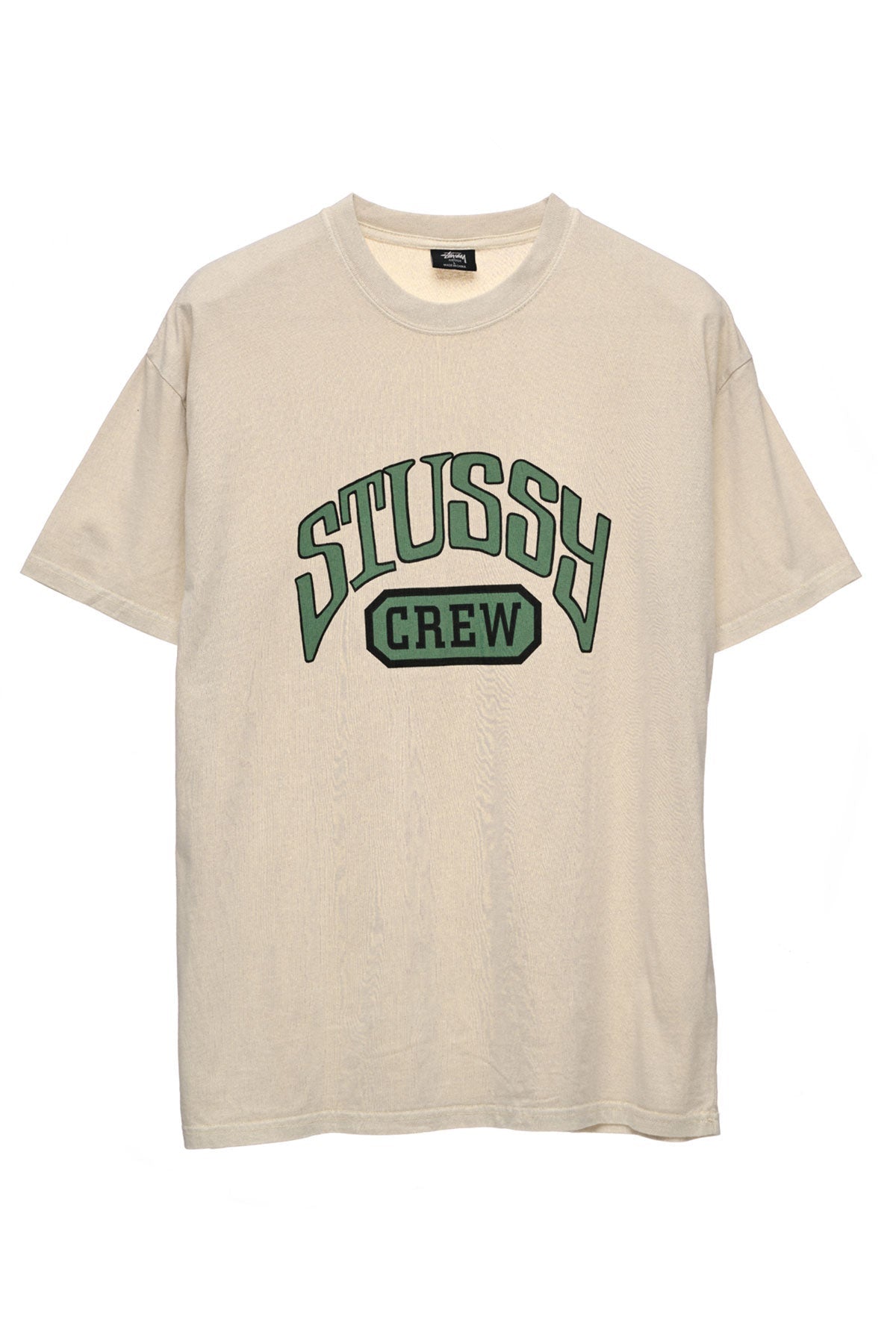 STUSSY CREW SS TEE - pigment natural