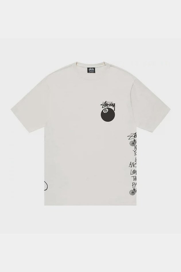 STUSSY test strike ss tee -White