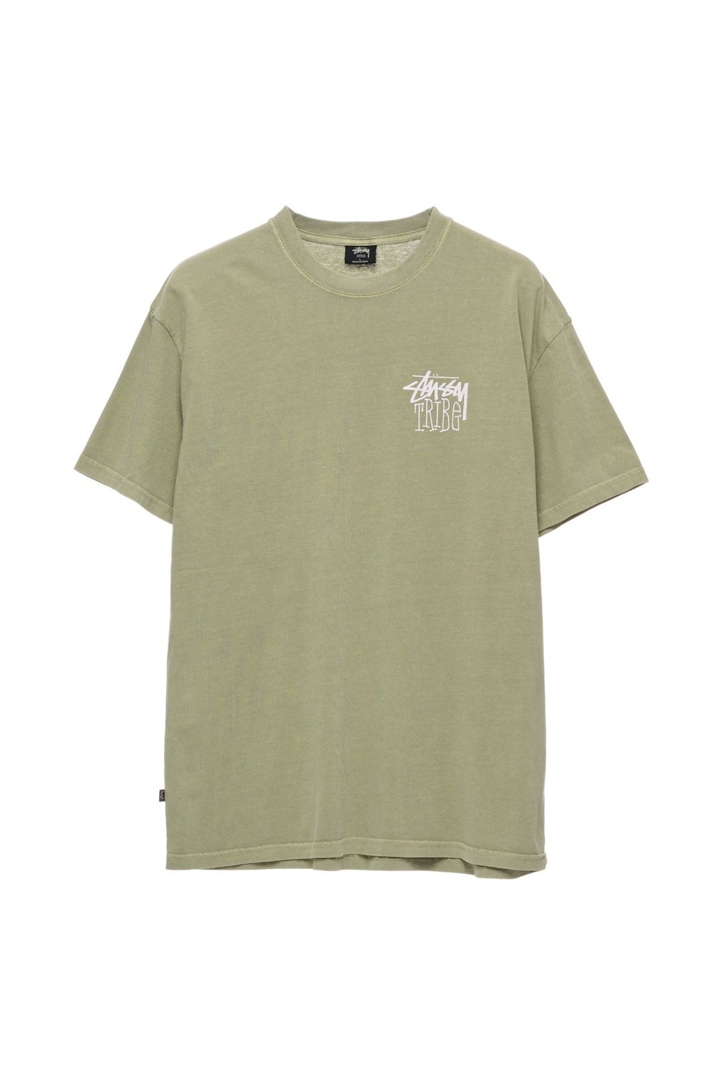 STUSSY tribe ss tee - Pigment artichoke