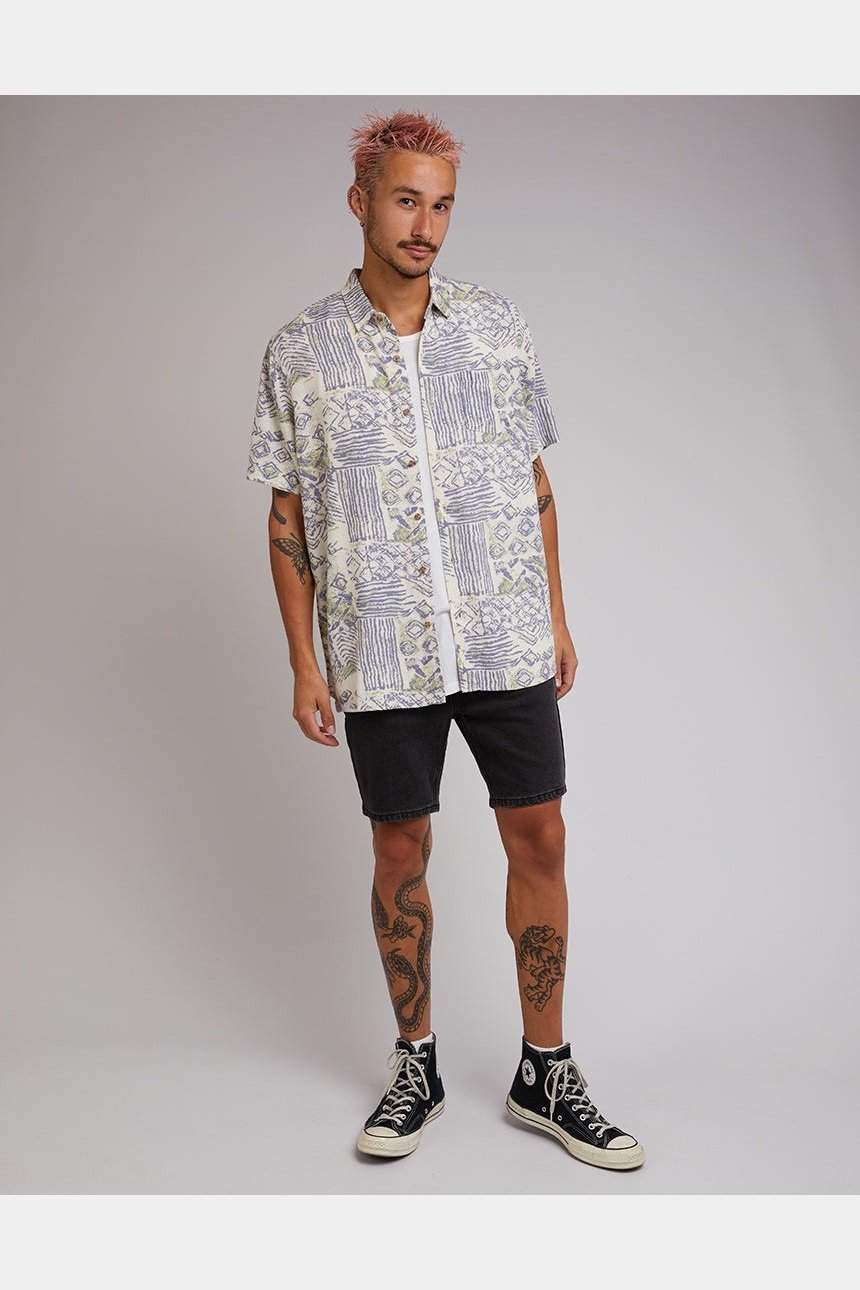 Silent theory tribe ss shirt - multicoloured