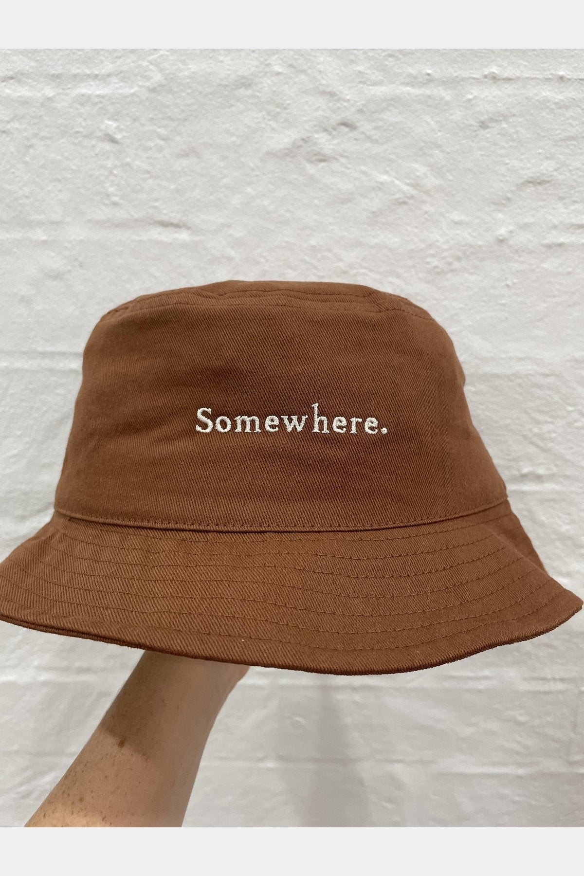 Somewhere bucket hat - chestnut