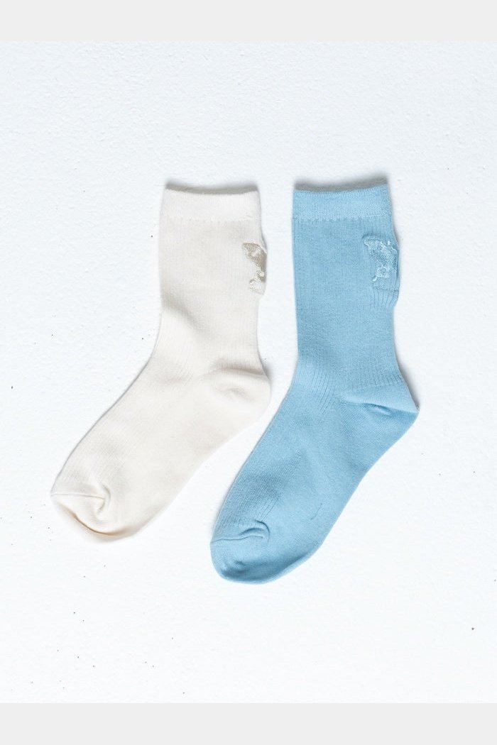 THRILLS Vision Of You Sock - Sky Blue/Heritage White