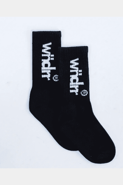 Wndrr offcut socks 3 pk - black