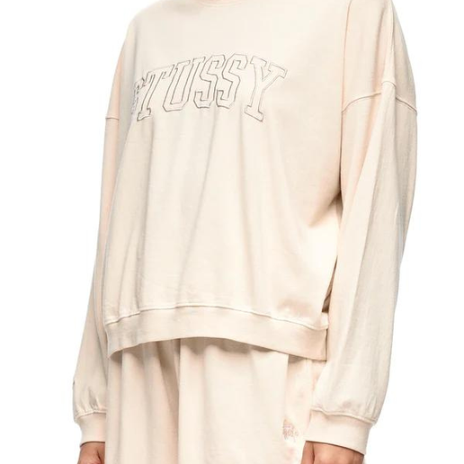 Stussy rockford rugby crew - white sand